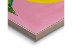 Hot Reinders Gerahmtes Bild Juicy Lemon für Küche 40 cm x 30 cm Gelb