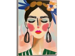 Online Reinders Gerahmtes Bild Spring Face für Wohnzimmer 70 cm x 50 cm Mehrfarbig