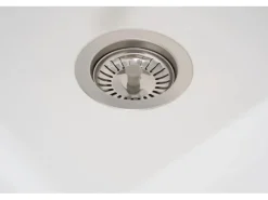 New Respekta Einbauspüle Mineralite Boston 86 cm x 50 cm Weiß