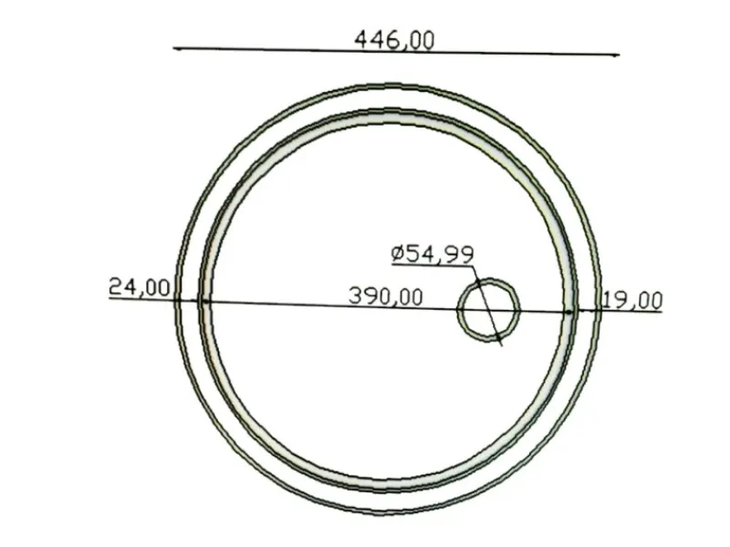 Hot Respekta Rundbecken Set Edelstahl