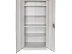 Discount rikta Metallschrank 2-türig (B x T x H) 80 x 40 x 168 cm RAL 7035 Lichtgrau