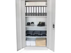 Discount rikta Metallschrank 2-türig (B x T x H) 80 x 40 x 168 cm RAL 7035 Lichtgrau