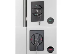 Discount rikta Metallschrank 2-türig (B x T x H) 80 x 40 x 168 cm RAL 7035 Lichtgrau