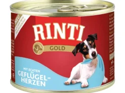Rinti Hunde-Nassfutter Gold Geflügelherzen 185 g