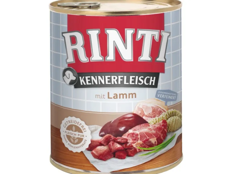 Rinti Hunde-Nassfutter Kennerfleisch Lamm 800 g