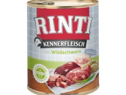 Rinti Hunde-Nassfutter Kennerfleisch Wildschwein 800 g
