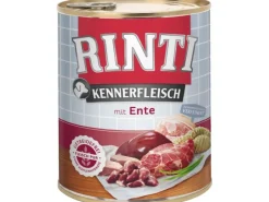 Hot Rinti Hunde-Nassfutter Kennerfleisch Ente 800 g