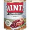 Rinti Hunde-Nassfutter Kennerfleisch Rentier 800 g