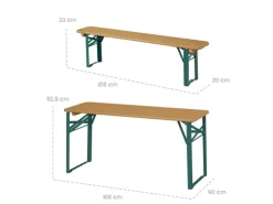 Online roba Kinderpartygarnitur mit Bankkissen aus FSC-zertifiziertem Holz Natur