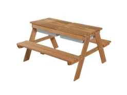 Outlet roba Kindersitzgarnitur in Outdoor + mit Spielwannen und Sitzkissen Little Stars Natur