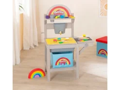 Outlet roba Matschküche roba x Play-Doh mit Spielmatte und Knetzubehör