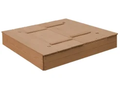 roba Sandkasten in aus Holz mit Sitzbank Klappbar