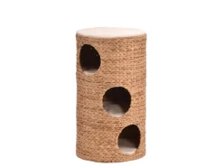 Rohrschneider Katzentonne Oxana Stabiler Kratzbaum Und Kuschelhöhle für Katzen