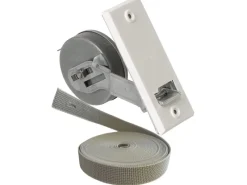 Rollwin Rolladen Gurtwickler Unterputz 105mm Lochabstand Mit 7m Gurt 23mm Rolladengurt Weiß Rollo Wickler Mit Abdeckblende Rollladen Aufwickler