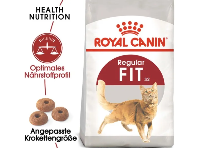 Royal Canin Fit Trockenfutter für aktive Katzen 2 kg