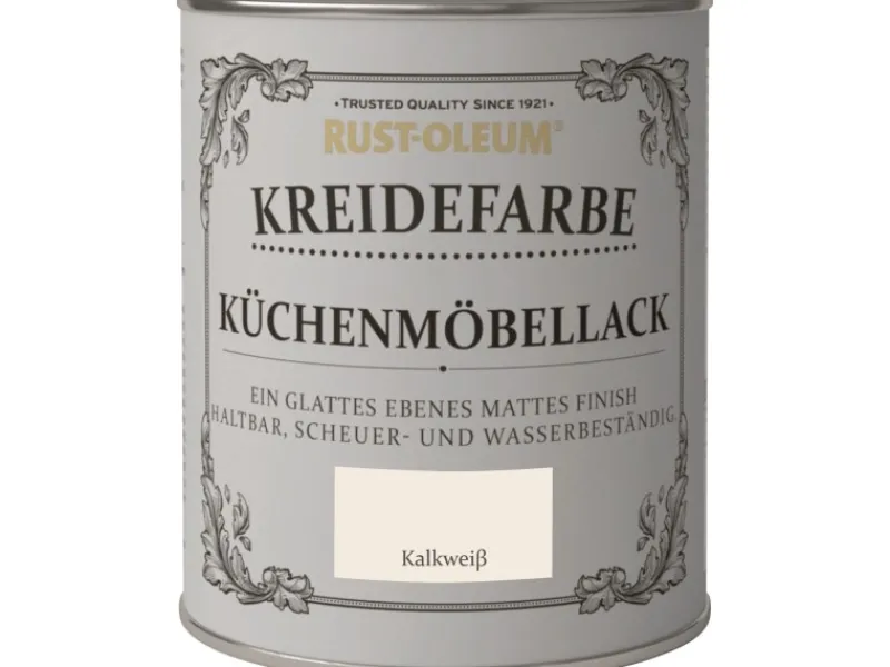 Discount Rust-Oleum Kreidefarbe Küchenmöbellack 750 ml Kalkweiß