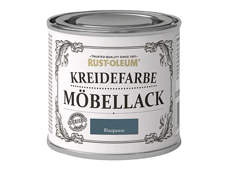 Discount Rust-Oleum Kreidefarbe Möbellack Blaupause 125 ml Graublau
