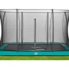 Clearance Salta Trampolin Comfort Edition Ground 366 cm x 244 cm Grün