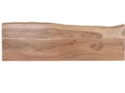 Discount SAM Holzplatte Arya mit Echter Baumkante Einseitig 100 x 30 cm Akazienholz Natur