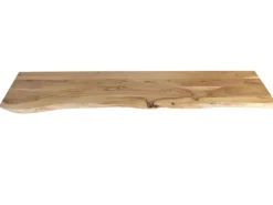 SAM Holzplatte Arya mit Echter Baumkante Einseitig 120 x 30 cm Akazienholz Natur