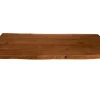 Outlet SAM Tischplatte Baumkante Akazie Nuss 100 x 60 cm CURT