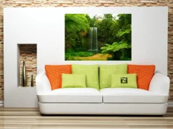 Discount Sanders & Sanders Fototapete Wasserfall Grün 180 x 127 cm 600345