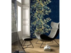 Sanders & Sanders Fototapete Vögel Blau 200 x 280 cm 611825