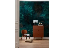 Sale Sanders & Sanders Fototapete Blumen Petrolgrün 400 x 280 cm 611862