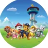 Sanders & Sanders Selbstklebende Runde Tapete Paw Patrol Blau und Grün Ø 70 cm 601292