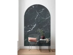 Clearance Sanders & Sanders Selbstklebende Runde Tapete Torbogen Schwarz 127 x 200 cm 611747