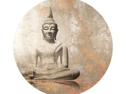 Sanders & Sanders Selbstklebende Runde Tapete Budha Beige Ø 70 cm 601089