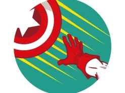 Sale Sanders & Sanders Selbstklebende Runde Tapete Die Rächer Grün und Rot Ø 128 cm 612050