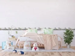 Sanders & Sanders Selbstklebende Tapetenbordüre Dschungeltiere Grau 9.7 x 500 cm 601304