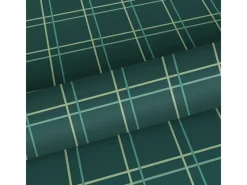 Sanders & Sanders Tapete Karomuster Dunkel 53 cm x 10 m