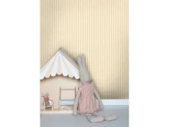 Sanders & Sanders Tapete Streifenmuster 50 x 900 cm Gelb