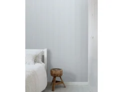 Clearance Sanders & Sanders Tapete Streifenmuster Grau 50 x 900 cm Blau