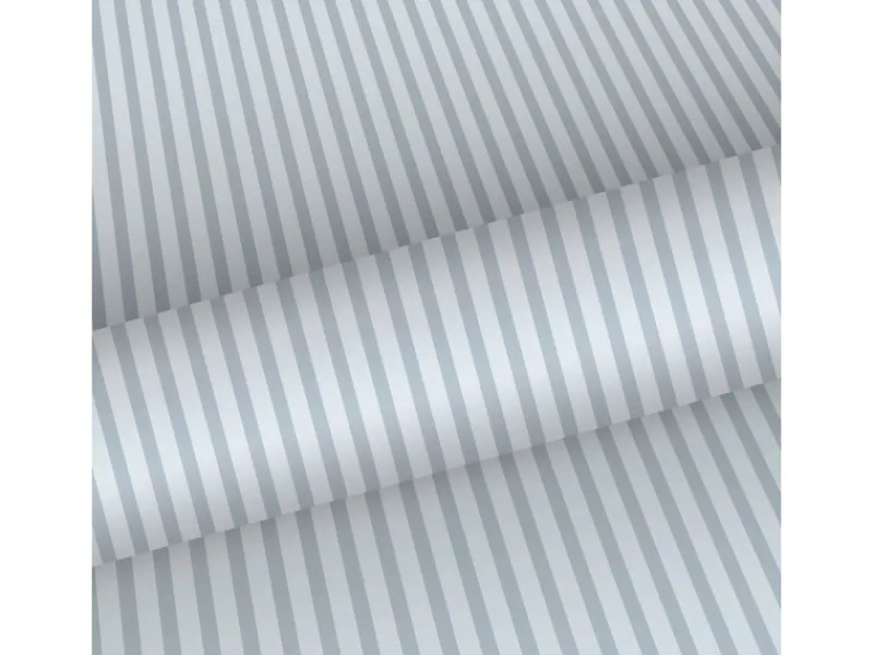 Clearance Sanders & Sanders Tapete Streifenmuster Grau 50 x 900 cm Blau