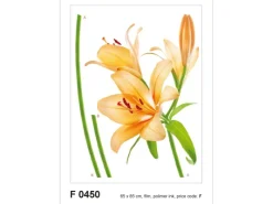Discount Sanders & Sanders Wandtattoo Blumen Orange und Grün 65 x 85 cm 600256