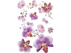 Sanders & Sanders Wandtattoo Blumen Rosa und Violett 42,5 x 65 cm 600321