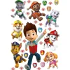 Sanders & Sanders Wandtattoo Paw Patrol Braun Rot und Gelb 42,5 x 65 cm 600117