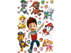 Sanders & Sanders Wandtattoo Paw Patrol Braun Rot und Gelb 42,5 x 65 cm 600117