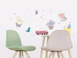 Sale Sanders & Sanders Wandtattoo Peppa Wutz Multicolor 30 x 30 cm 601339