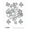 Clearance Sanders & Sanders Wandtattoo Blumen Grau 65 x 85 cm 600259