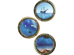 Online Sanders & Sanders Wandtattoo Unterwasserwelt Blau 42,5 x 65 cm 600316