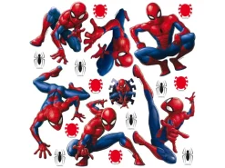 Sanders & Sanders Wandtattoo Spider-Man Blau und Rot 0,3 x 0,3 m 600952