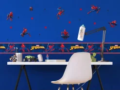 Sanders & Sanders Wandtattoo Spider-Man Blau und Rot 0,3 x 0,3 m 600952