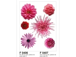 Discount Sanders & Sanders Wandtattoo Blumen Rosa 65 x 85 cm 600250