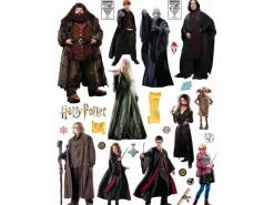 Sanders & Sanders Wandtattoo Harry Potter Grau 85 x 65 cm 601357