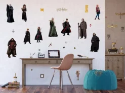 Sanders & Sanders Wandtattoo Harry Potter Grau 85 x 65 cm 601357