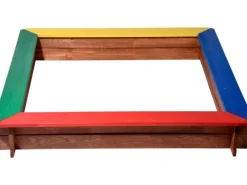 Hot Dobar Sandkasten wetterfest 117 cm x 117 cm Bunt FSC®